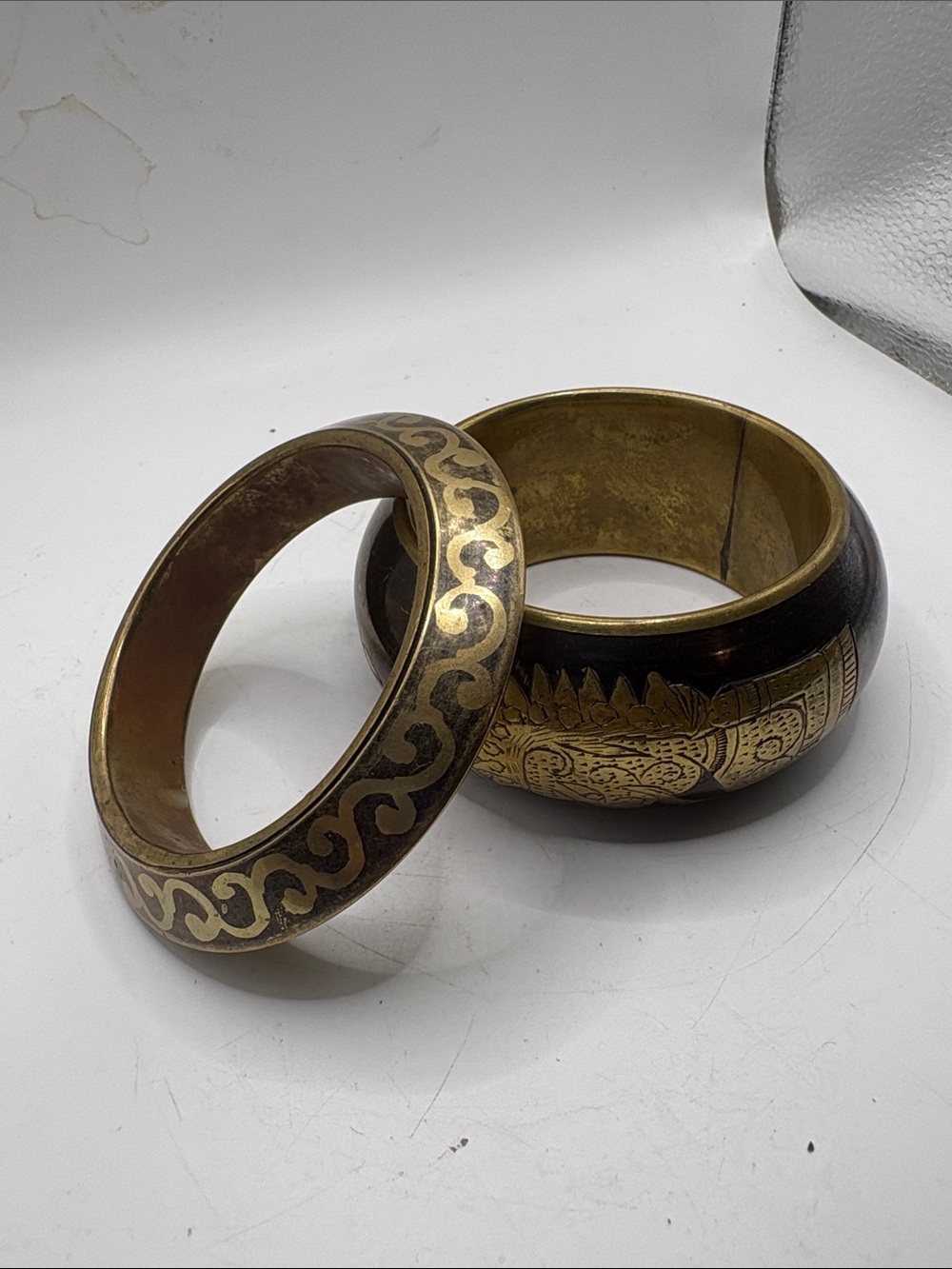 Vintage Brass Bangles